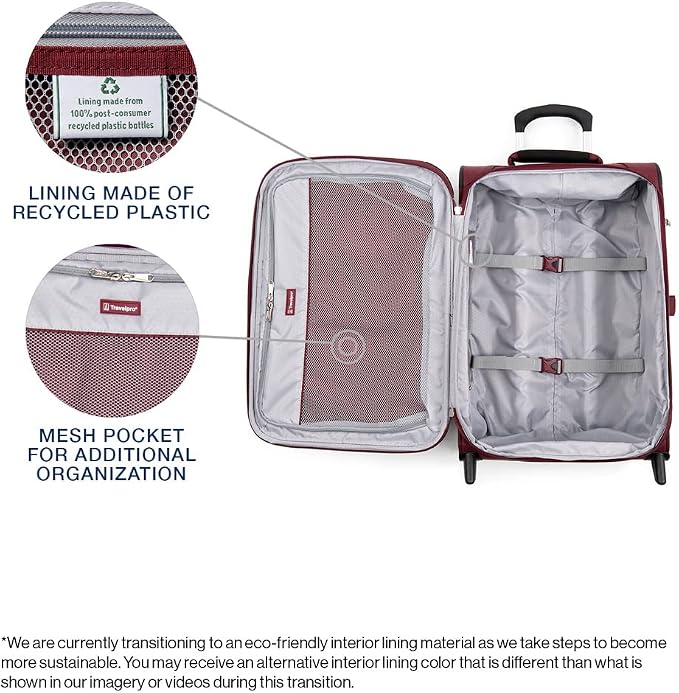 Travelpro Maxlite 5 Softside Expandable Upright 2 Wheel Carry on Luggage - Image 4