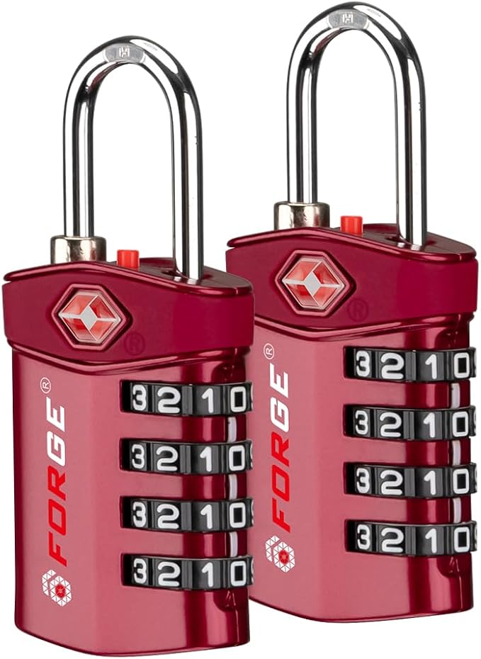 Forge Travel Lock, TSA Approved Luggage Locks by Forge