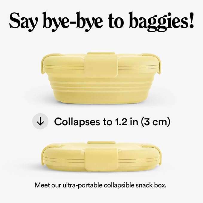 STOJO Collapsible Sandwich Box – 24oz, Reusable Food Storage Container - Image 2