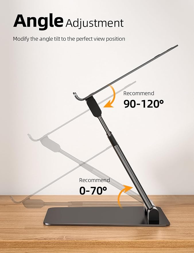 Nulaxy Height Adjustable Laptop Stand - Image 4
