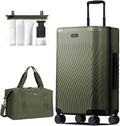 ECOHUB Hardside Expandable Carry On Luggage, Recycled PC 24" Rolling Luggage by ECOHUB