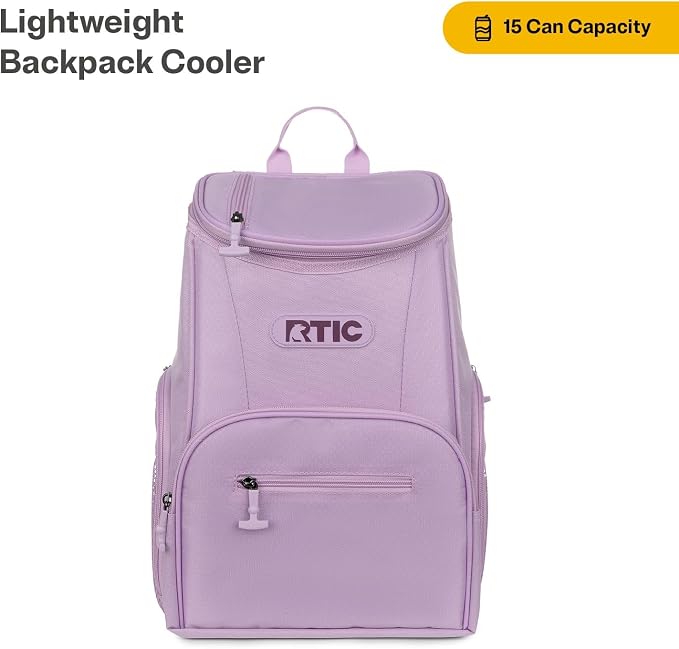RTIC 15 Can Lightweight Backpack Cooler Soft Insulated Portable Bag - Image 2