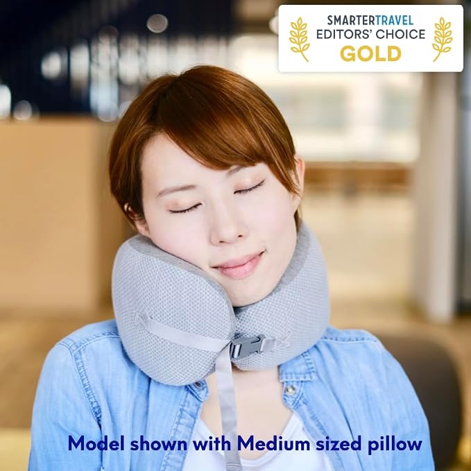 C CUSHION LAB Travel Pillow, Award-Winning Patented Ergonomic Design - Image 2
