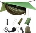 Camping Hammock with Rain Fly Tarp and Mosquito Net with Tree Straps，1/2 Person by Ovyuzhen
