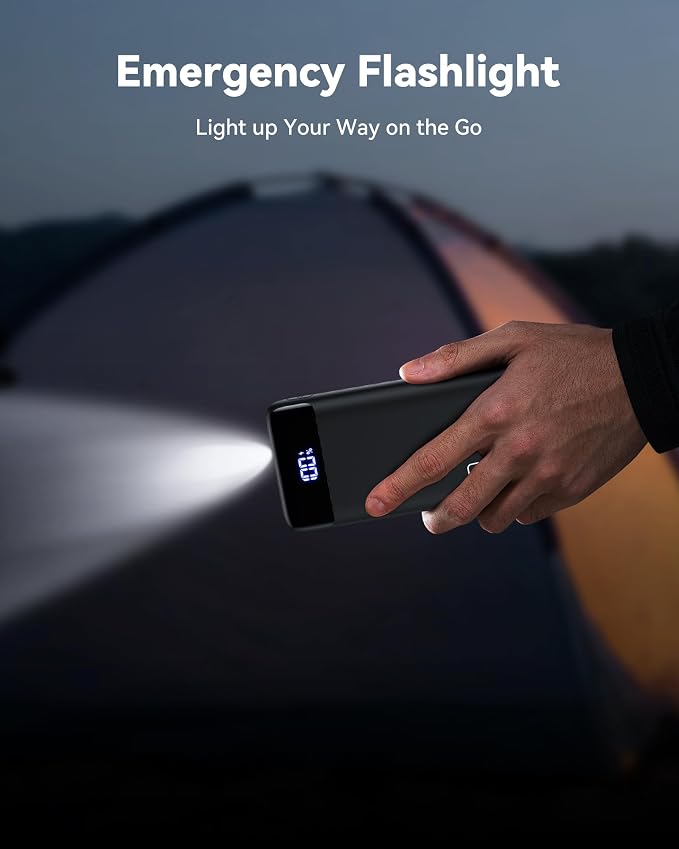 INIU Portable Charger, 22.5W 20000mAh USB C in & Out Power Bank Fast Charging - Image 7
