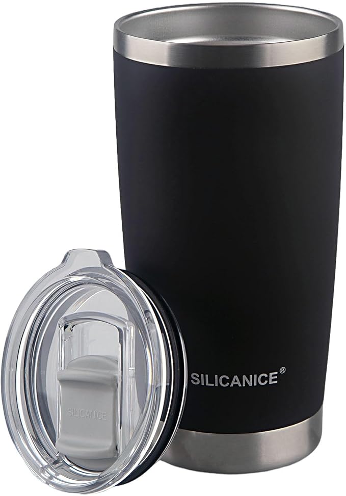 Black Velvet Touch 20oz Tea Tumbler by Patent-pendingstraw1secondoff1secondon3-secondclean