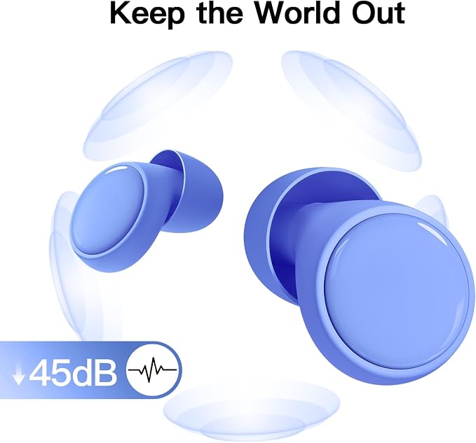 Ear Plugs for Sleeping 45dB Noise Cancelling System Ear Plugs for Concerts - Image 2