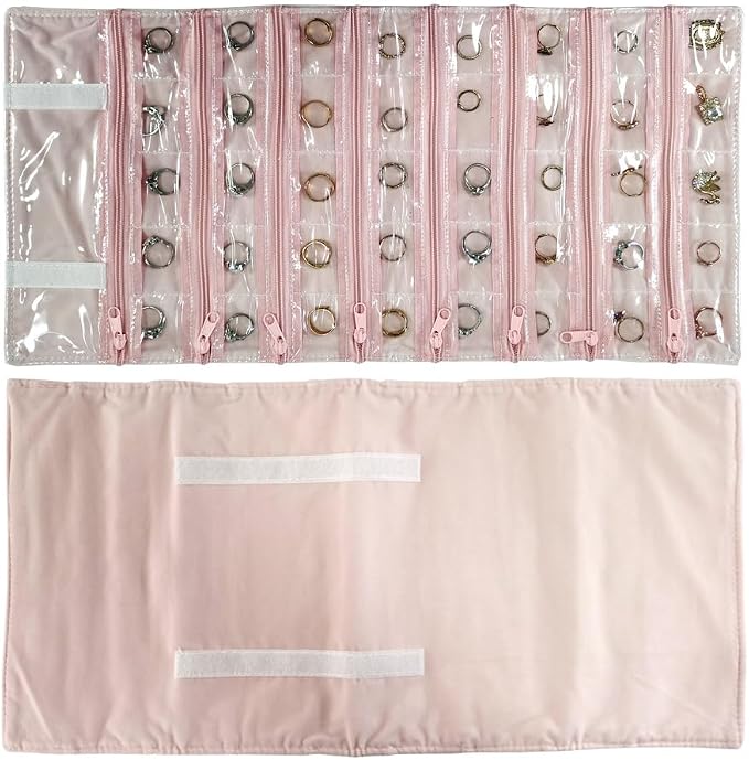 Travel Jewelry Roll Bag Portable Organizer Pouch - Image 3