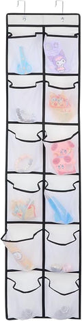 12 Large Pockets Over The Door Hanging Shoe Organizer by GOMAJI