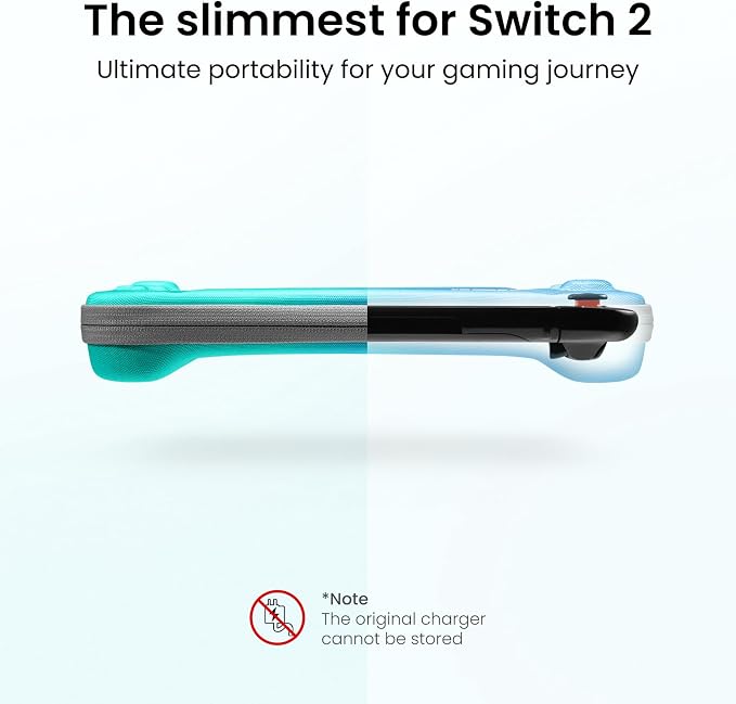 tomtoc Slim Carrying Case for Nintendo Switch 2 Model 2025, Odorless Felt - Image 3