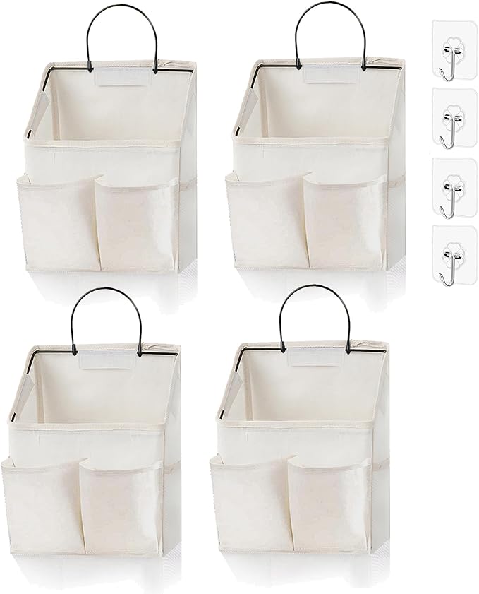 4pcs Wall Hanging Storage Bag, Wall Hanging Organizer bags by Someteth