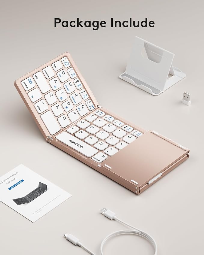 Samsers Multi-Device Foldable Bluetooth Keyboard - Image 9