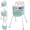 4 in 1 Portable Baby Highchair Convertible Highchair by BOSEDSANG