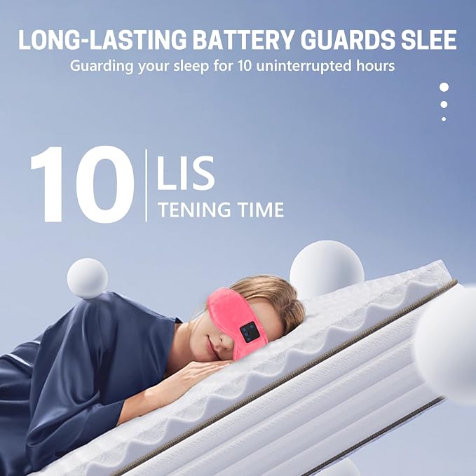 Sleep Mask with Bluetooth Headphones 3D Contour Sleeping Headphones 5.4 - Image 4