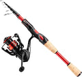 EOW XPEDITE LITE Portable Telescopic Fishing Rods & Combo, Spinning & Casting by HOME