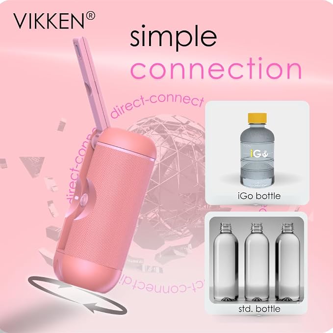 VIKKEN® 250ml iGo X Portable Travel Bidet USB-Type C Rechargeable Electric - Image 3