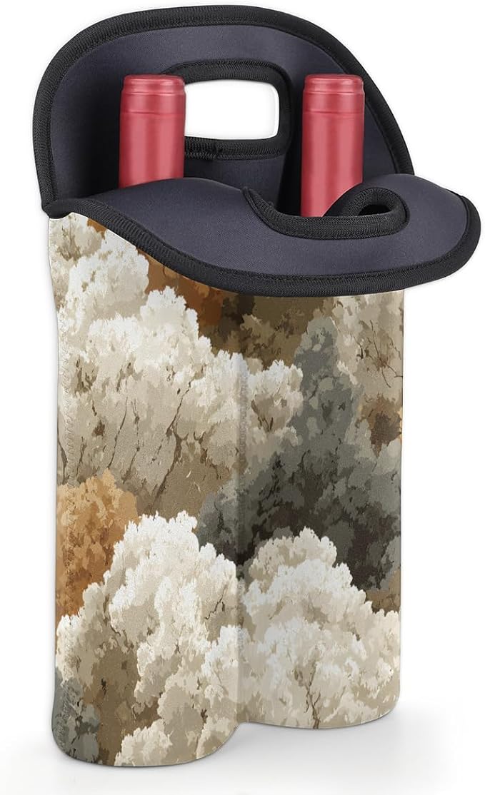 Neoprene Wine Tote, Bottle Carrier Gag Insulating Neoprene Thicker, Insulated - Image 4