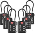 TSA Approved Luggage Locks, Travel Locks Which Also Work Great as Gym Locks by TRAVOCE