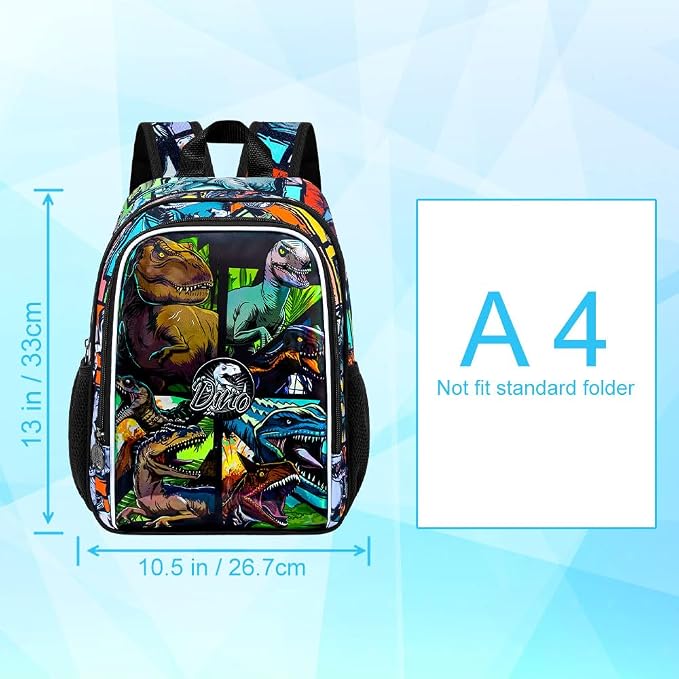 CCJPX Toddler Backpack for Boys Girls, Dinosaur Unicorn Cat Preschool Bookbag - Image 2