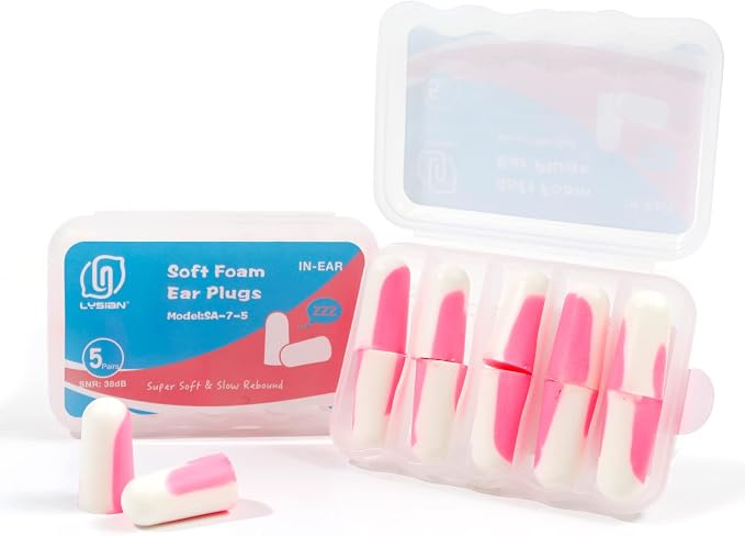 LYSIAN Ultra Soft Foam Ear Plugs by LYSIAN