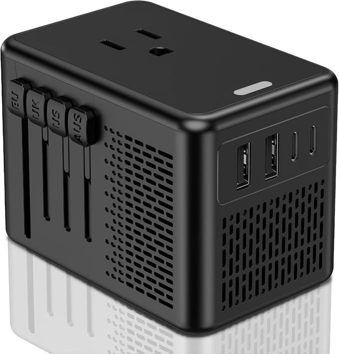 220V to 110V Voltage Converter US to Europe by IPLUSO