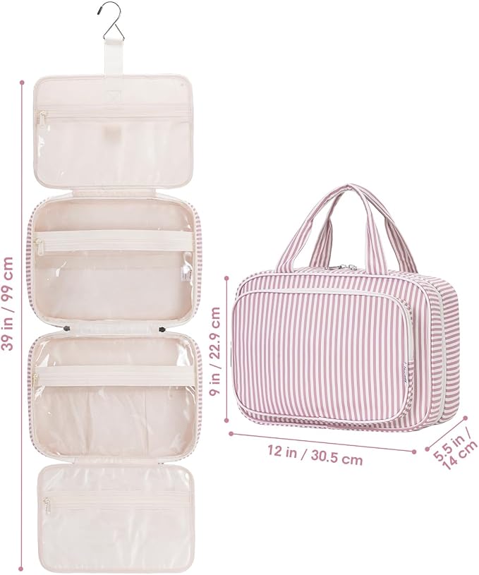 Narwey Striped Travel Toiletry Bag - Image 9