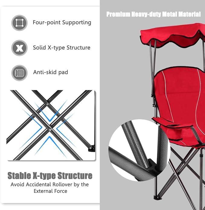 S AFSTAR Safstar Folding Camping Chair - Image 6