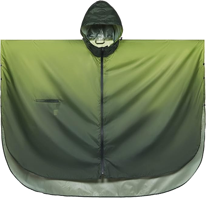 SaphiRose Rain Poncho Jacket Coat Hooded - Image 3