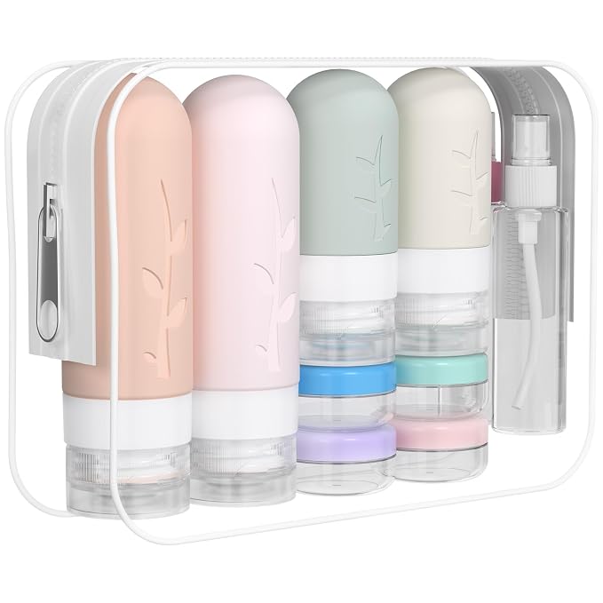16 Pack Travel Bottles Set by TravelingisaspiritualpracticeDepozawillaccompanyyouonyourspiritualpath