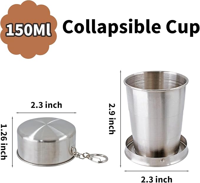 Litoexpe 5oz Collapsible Travel Cup - Image 2