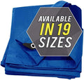 Tarp Cover Blue, Heavy Duty 9'x12' 2-Pack Waterproof, RV Or Pool Cover by Trademark+Supplies