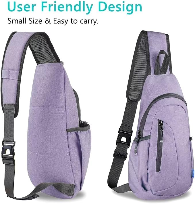 TITECOUGO Small Sling Bag, Lightweight Crossbody Backpack - Image 3
