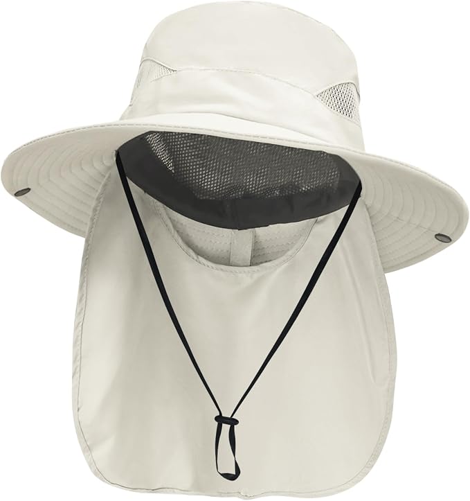 NPJY Sun Fishing Hats with Neck Flap by Unknown