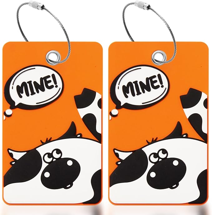 2PCS 2303 Bright Silicone Luggage tag by SIVEUMIL