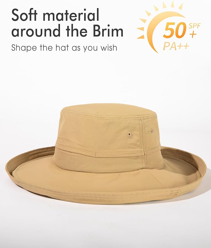 UV 50 Sun Hat for Women Wide Brim - Image 2
