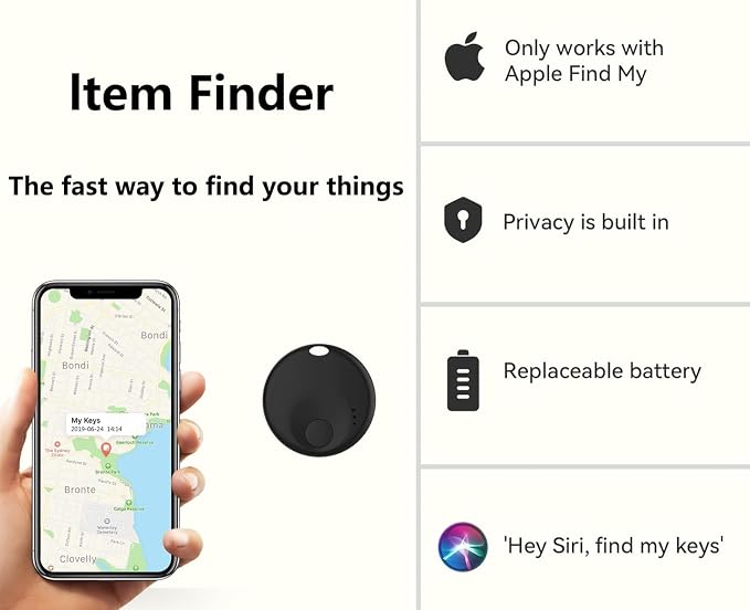 Air Tracker Tags-2Pack Smart Bluetooth Tracker, Smart Tag Item Finders - Image 2