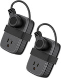 2 Pack Power Strip with USB Ports, 4 Outlets 3 USB Ports, NTONPOWER Small Power by NTONPOWER