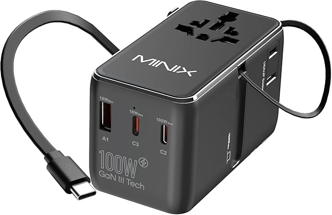 MINIX 100W Universal Travel Adapter by MINIX