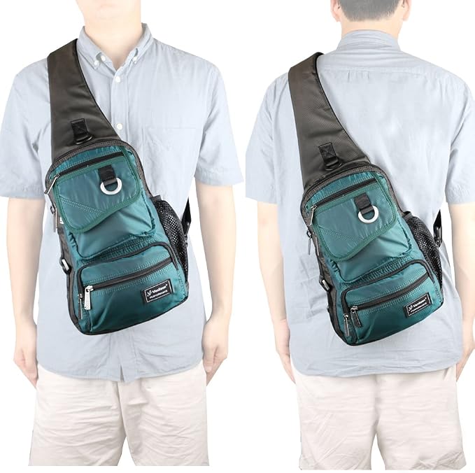 Sling Bag Chest Shoulder Backpack Crossbody Multipurpose Daypack - Image 2