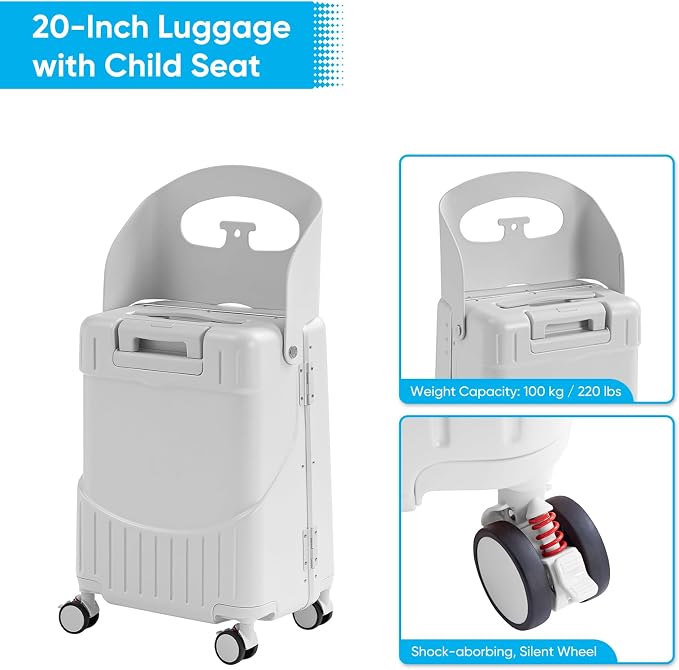 TABU 20" Ride-on Luggage with Seat - Image 5