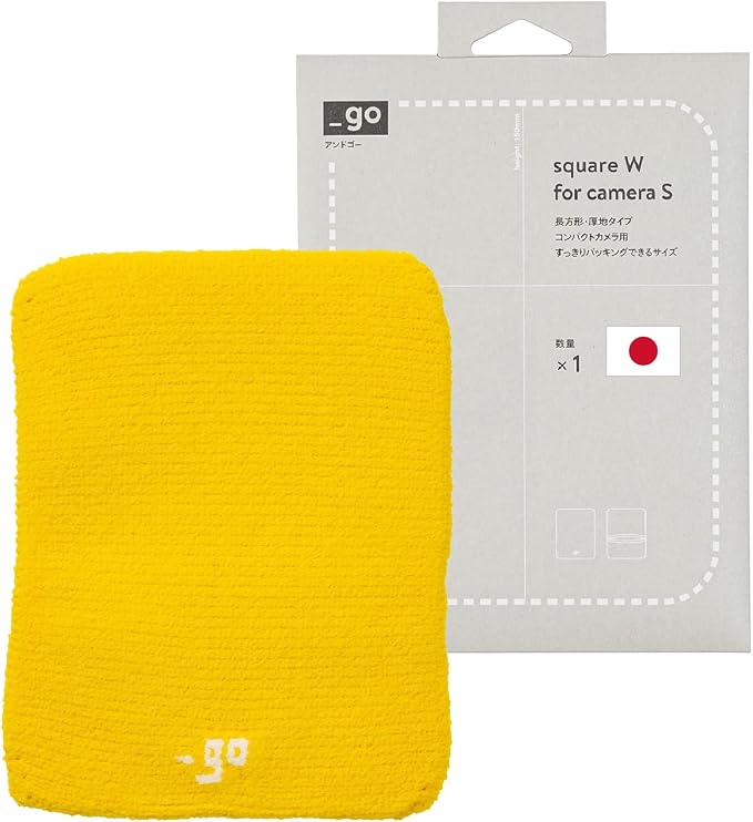 Camera Cover, Square W, Made in Japan, S size by PACKINGKNIT_GO