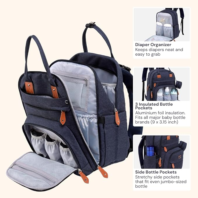 BabbleRoo Diaper Bag Backpack - Image 4