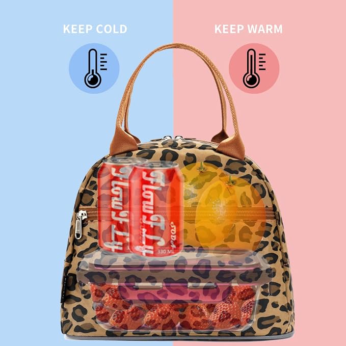 FlowFly Leopard Insulated Lunch Cooler Bag - Image 2
