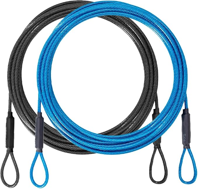3.3mm Outdoor Travel Stainless Steel Security Cable-4ft Luggage Lock Safety by MiMetty