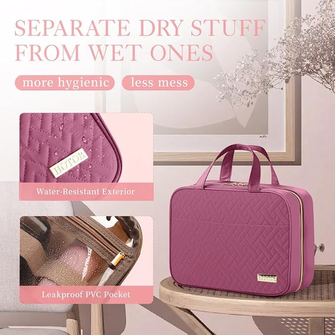 HOTOR Travel Toiletry Bag w/Hanging Hook - Image 6