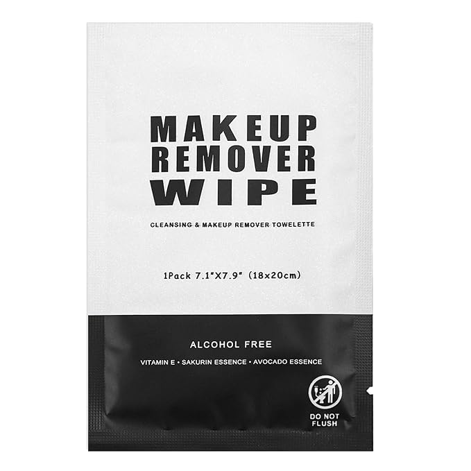 100 Makeup Remover Wipes Bulk Individually Wrapped Makeup Wipes Single Makeup - Image 7