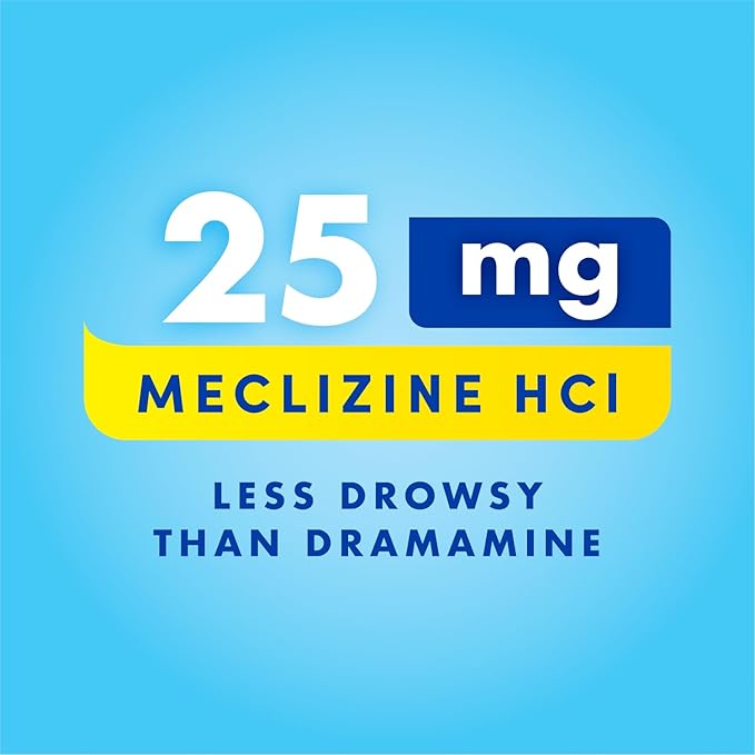 Bonine Non-Drowsy for Motion Sickness Relief, Sea Sickness, Car Sickness - Image 3