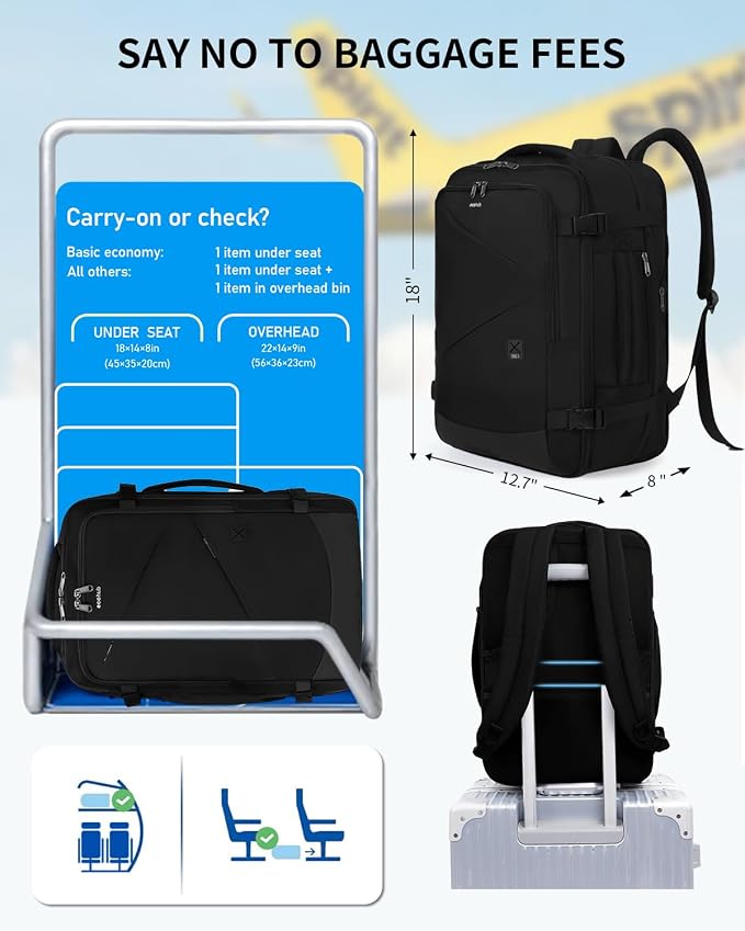 ECOHUB 30L Carry on Travel Backpack - Image 2
