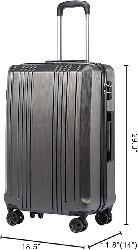 Coolife Luggage Suitcase PC+ABS - Image 8