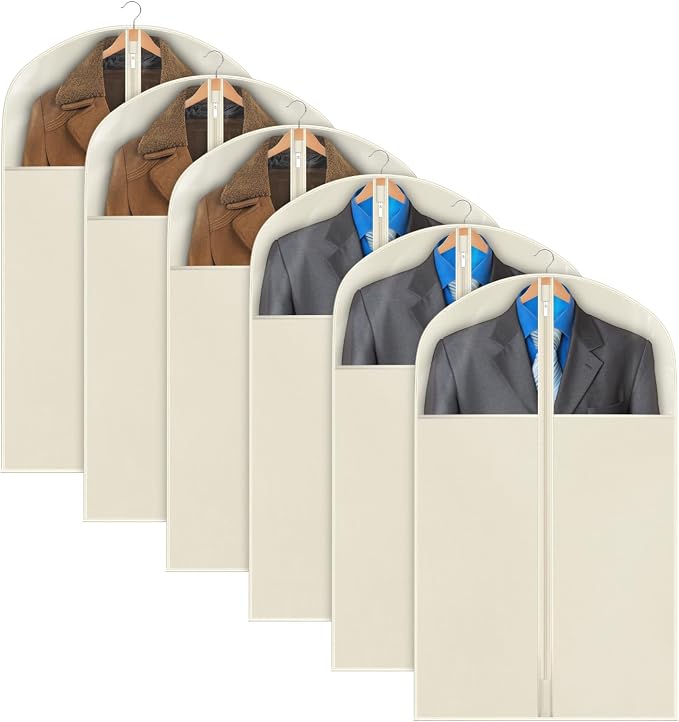 Univivi Suit Bags for Closet Storage, Garment Bag for Travel and Storage by Univivi
